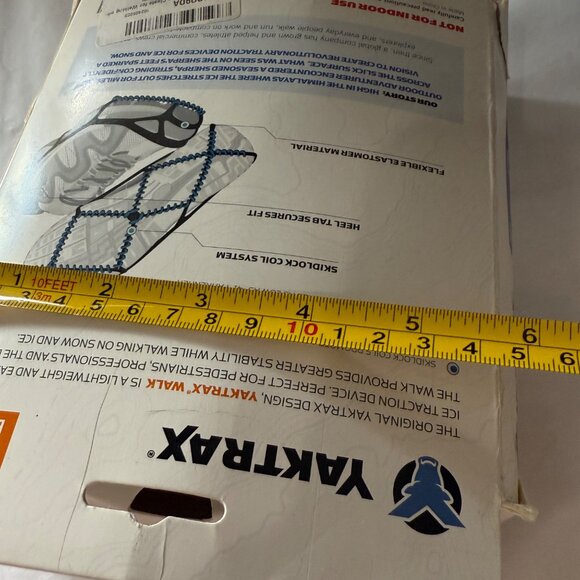 Yaktrax Walk Ice Cleats Size M men’s 9-11 women’s 10.5-12.5 US new damaged box - Picture 12 of 12